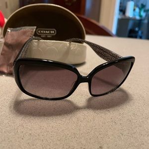 Coach brand new sunglasses with coach case